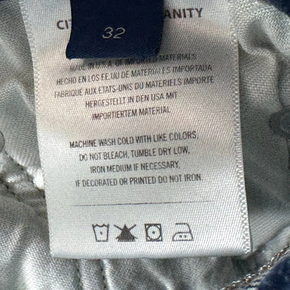 Citizens of Humanity Premium Vintage Jeans Blue Straight Mens 32x30 USA Stretch